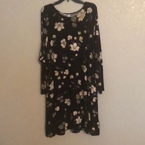 Floral print dress